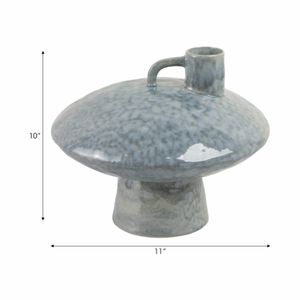 HALEYWELL GRAY VASE 10 (IN) 9