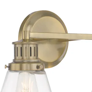 Alden 16.25'' Wide 2-Light Vanity Light - Antique Brass 3
