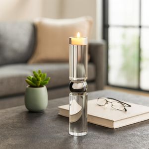 VERAFORD CLEAR CANDLESTICK 15 (IN) 10