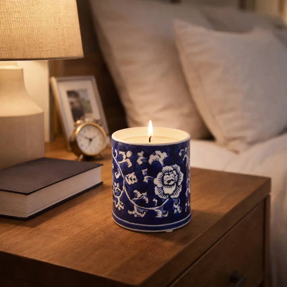 DORIANPARK BLUE CANDLE 6 (IN)