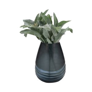 CARTERHAVEN BLUE GLASS VASE 10 (IN) 3