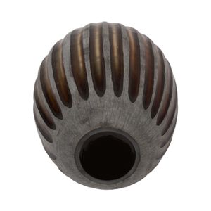 DESMONDCROSS GRAY GLASS VASE 17 (IN) 7