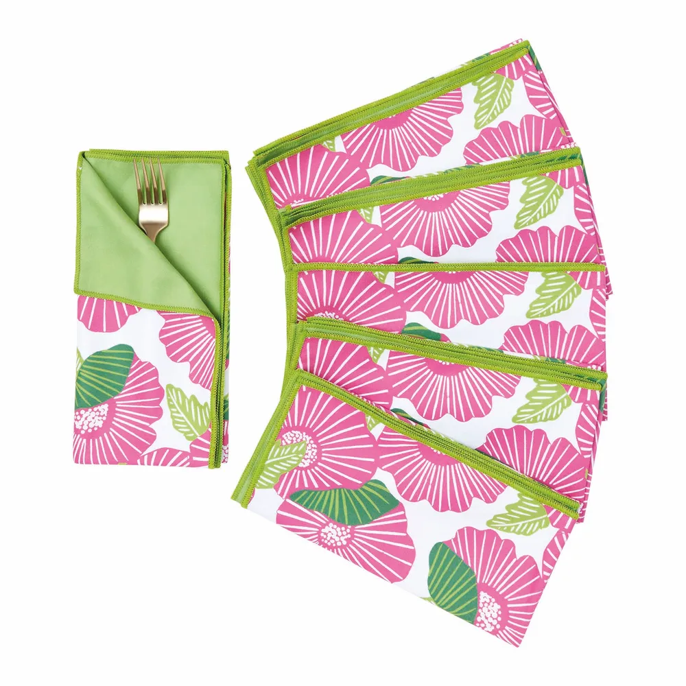 Poppy Papaver Eco Dinner Napkins (Set of 6)