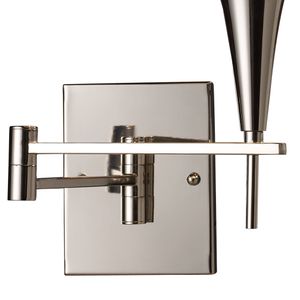 Swingarms 16'' High 1-Light Sconce - Polished Chrome 3