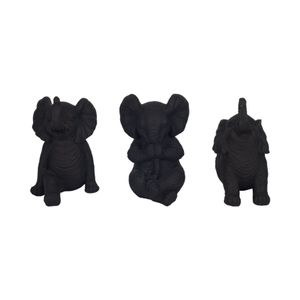 WALTONTON SET OF 3 BLACK DECOR 6 (IN) 1