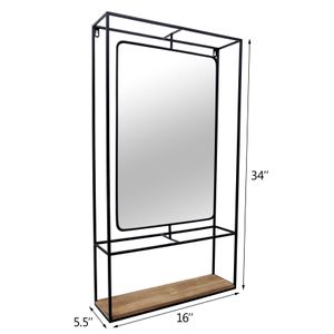 RAYMONDWELL BROWN WALL SHELF 36 (IN) 9