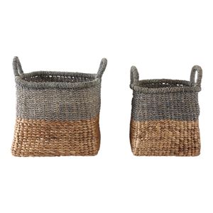 CANNONLAKE SET OF 2 TAN BASKETS 19 (IN) 5