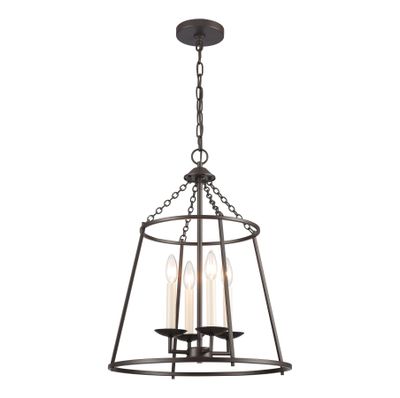 Joanie 17.25″ Wide 4-Light Pendant - Old Bronze