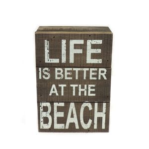 7" LIFE IS BETTER ATTHE BEACH BOX SIGN 1