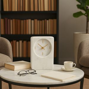 GLENNROSE WHITE CLOCK 9 (IN) 2