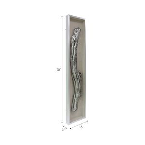 BRIGHTONVALE SET OF 2 IVORY WALL SCULPTURES 70 (IN) 8