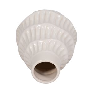 WELDONBEACH WHITE VASE 6 (IN) 6