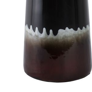 GRAYDONWIND BROWN GLASS VASE 20 (IN) 6