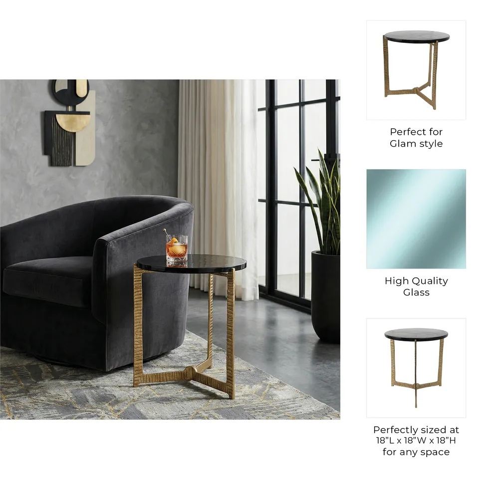 HAZENOAK GOLD TABLE 18 (IN)