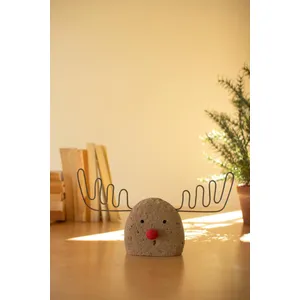 River Rock and Wire Reindeer 2
