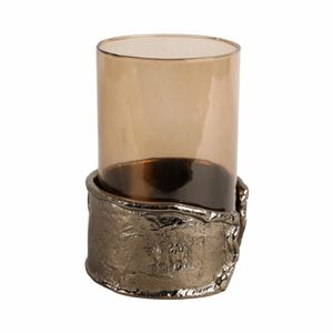 BAXTERMILL BROWN CANDLE HOLDER 8 (IN) 5