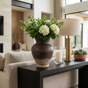 NADIAVIEW BROWN VASE 13 (IN) 12