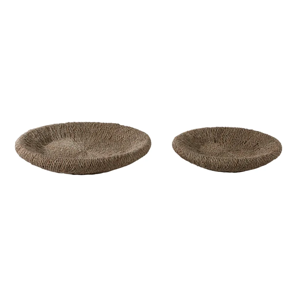 HARKENHAVEN SET OF 2 TAN TRAY 3 (IN)