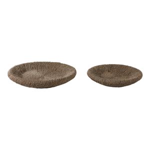 HARKENHAVEN SET OF 2 TAN TRAY 3 (IN) 1