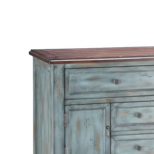 Hart Chest - 6 Drawer Short Blue 3