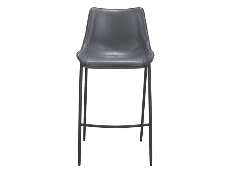 Magnus Barstool Dark Gray & Black 4