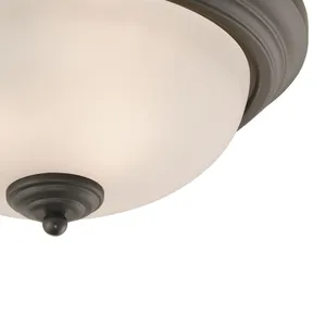 Huntington 13'' Wide 2-Light Flush Mount - Oil Rubbed Bronze 4