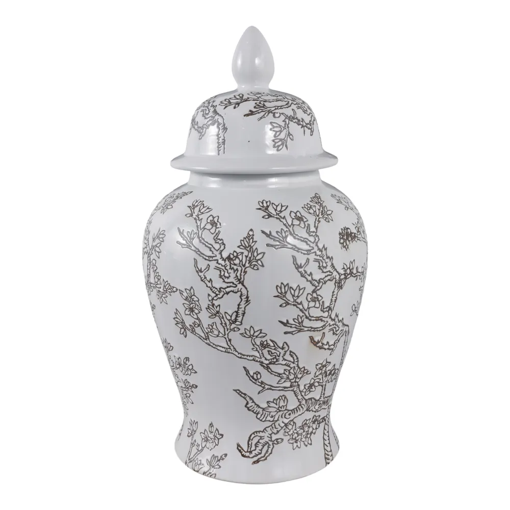 BARTONRUN WHITE CHINOISERIE 19 (IN)