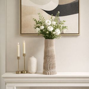 LAKEWORTH TAN VASE 17 (IN) 12