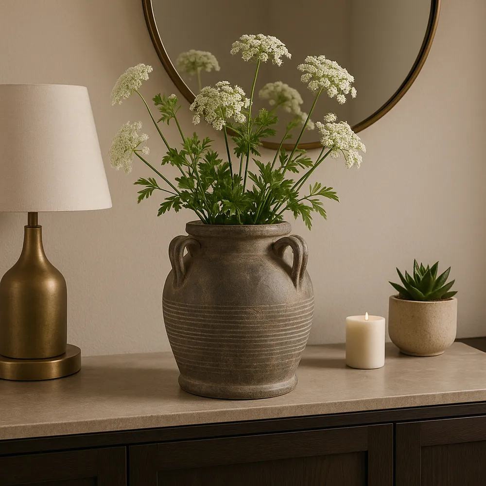 COHENWAY BROWN VASE 10 (IN)