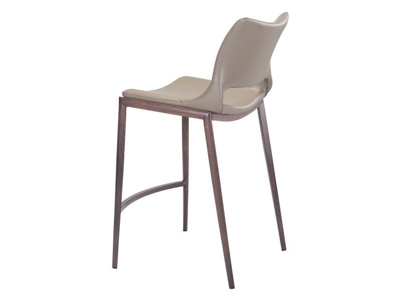 Ace Counter Stool Brown & Walnut 6