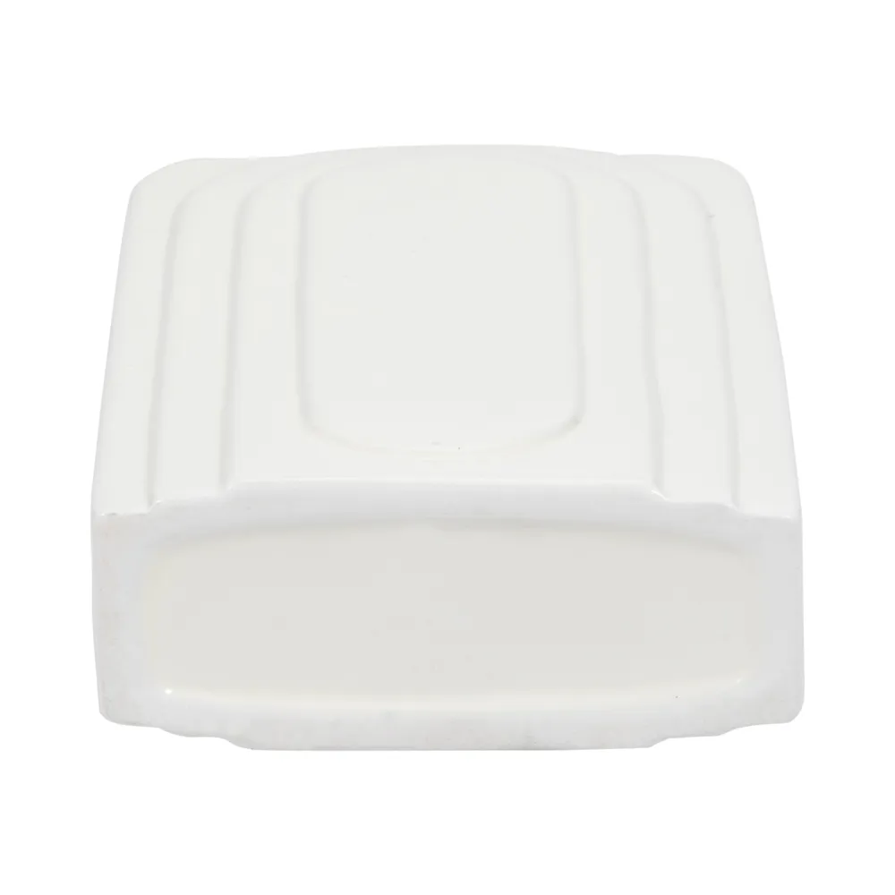 GRAYDONTON WHITE VASE 7 (IN)