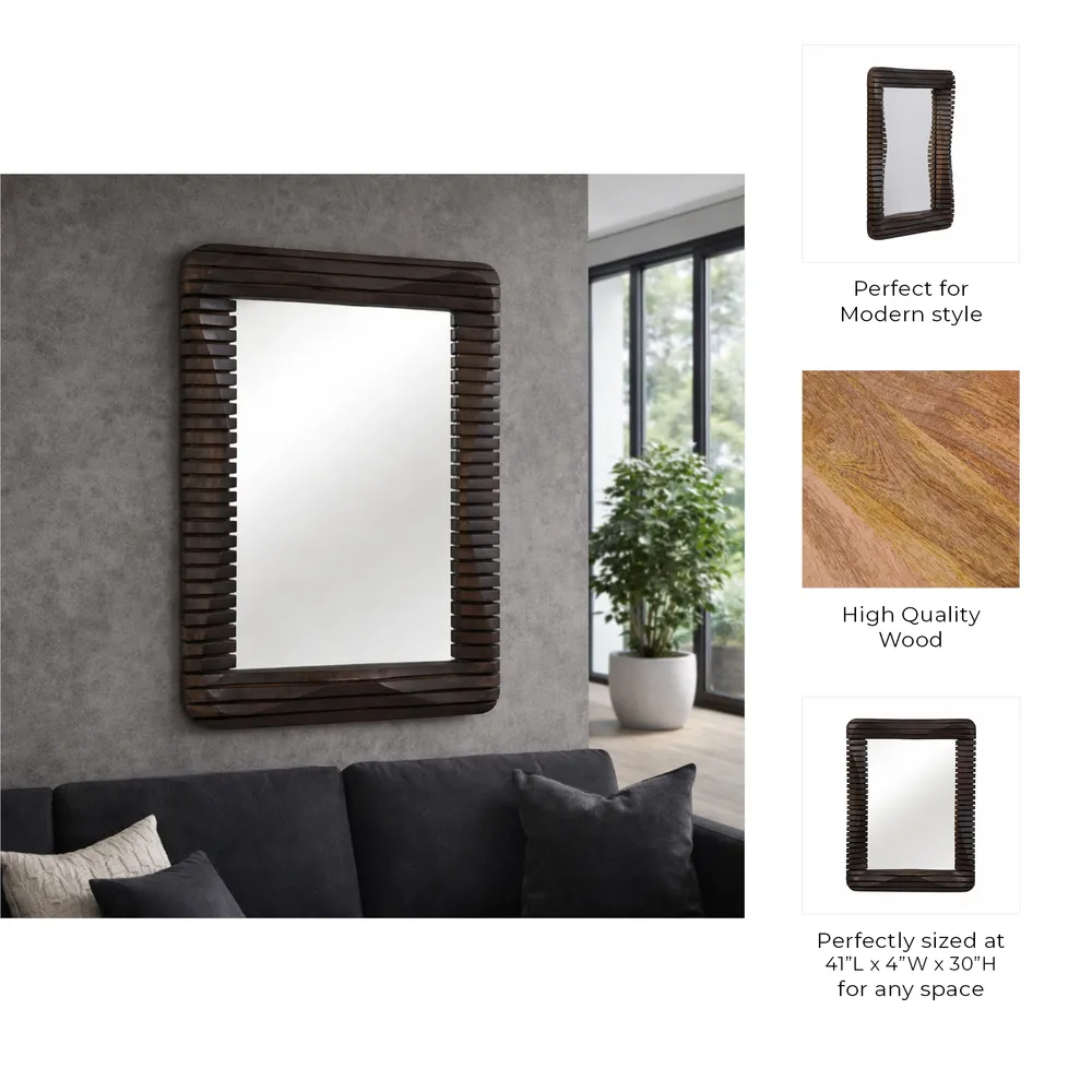 CRANEGROVE BROWN MIRROR 30 (IN)