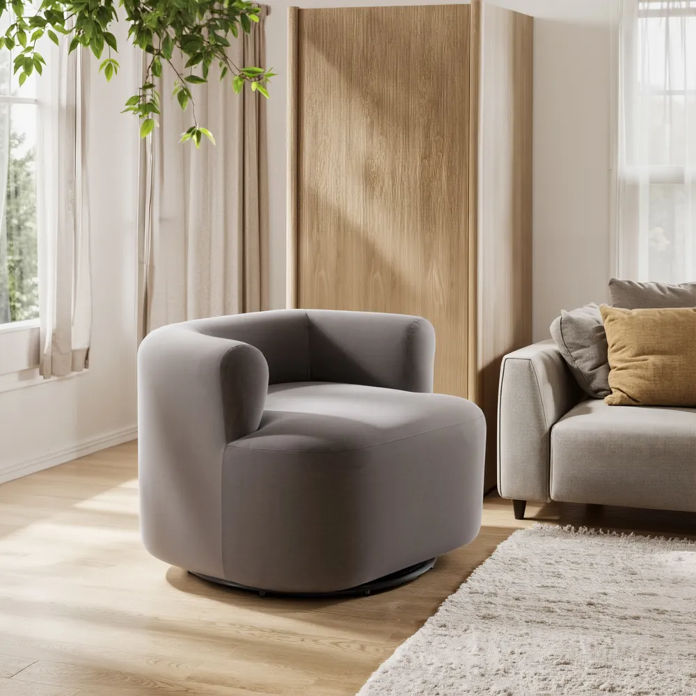 Mugav Swivel Chair Gray