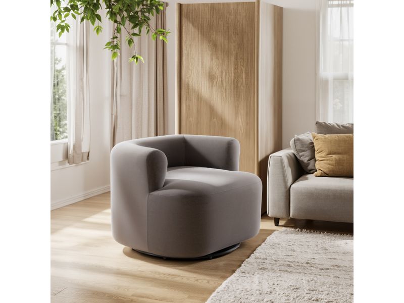 Mugav Swivel Chair Gray 2