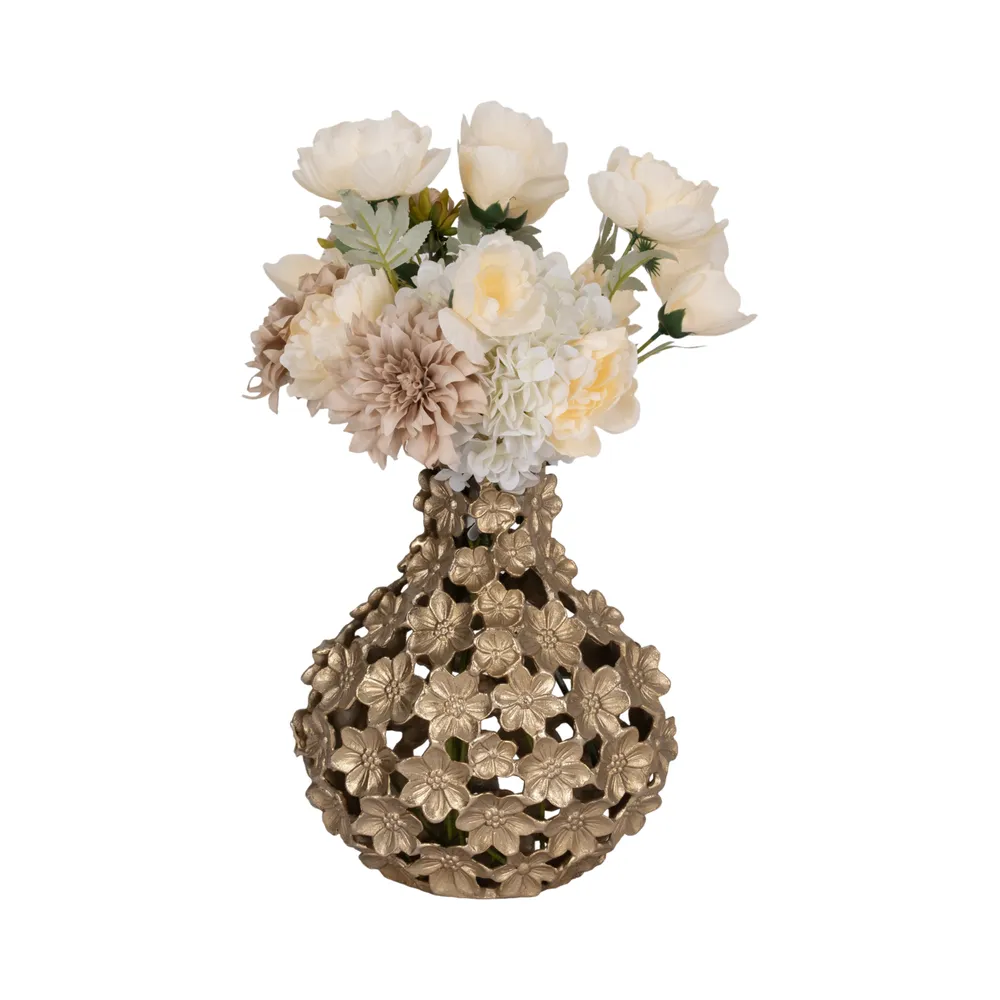 LYNNFORD GOLD VASE 15 (IN)