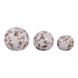 MAXBROOK SET OF 3 BROWN ORBS 6 (IN) 4