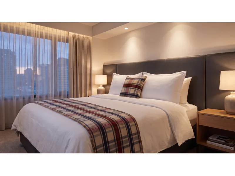 Big Sur Plaid - Bedscarf & Pillow Set - Queen thumbnail