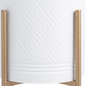 HAYFORDTON SET OF 2 WHITE PLANTER 23 (IN) 5
