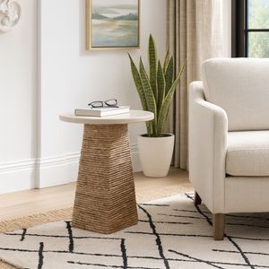 BARDENSHAW IVORY TABLE 20 (IN) 12