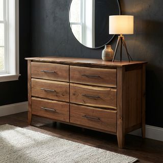 Heartland Walnut Six Drawer Dresser - Premium