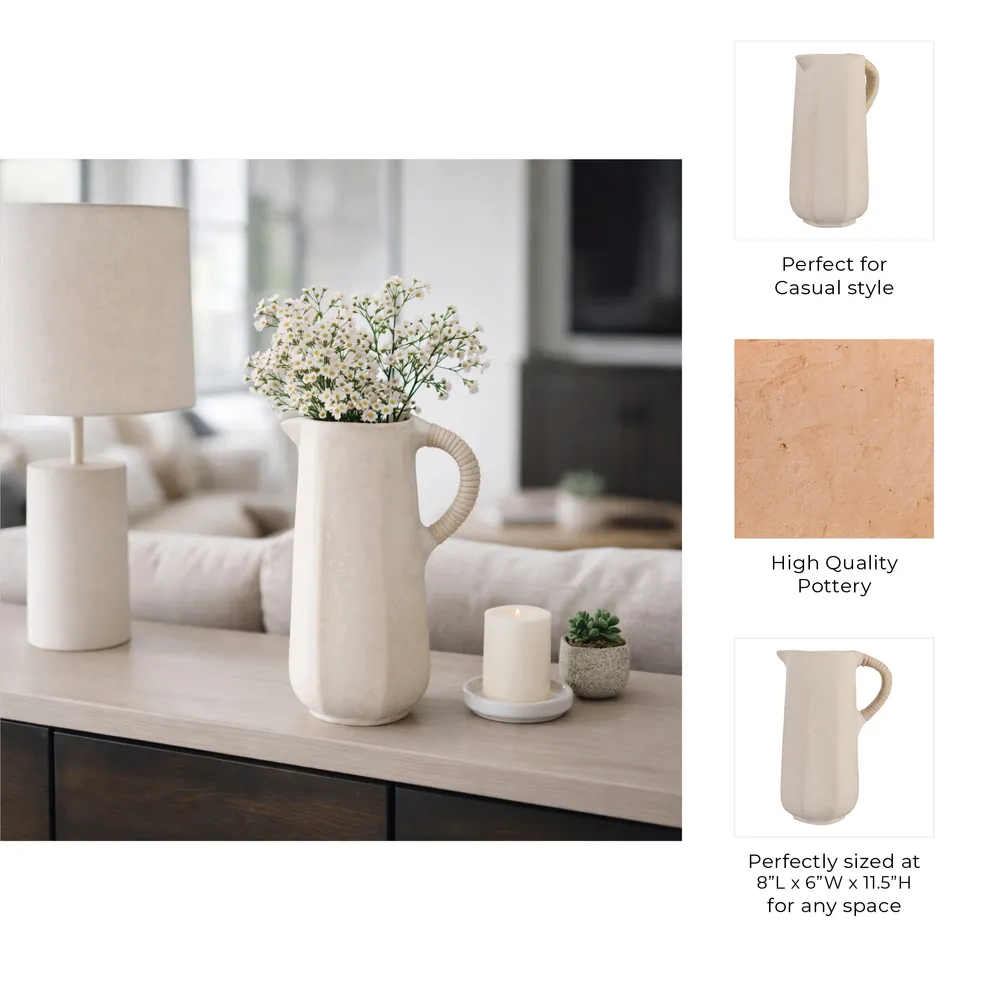 PARKMOOR IVORY VASE 12 (IN)