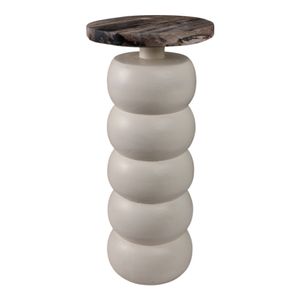 HARLEYHAVEN WHITE ACCENT TABLE 22 (IN) 3