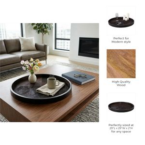 WRENGROVE BROWN TRAY 2 (IN) 10