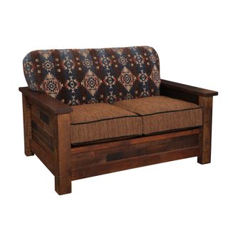 Barnwood  Americana Loveseat - Customer Fabric - Seat:  Fabric TBD; Backrest:  Fabric TBD