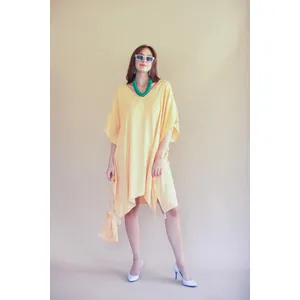 Cumin Kaftan with Matching Bag 1