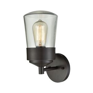 Mullen Gate 11'' High 1-Light Outdoor Sconce - Oil Rubbed Bronze 1
