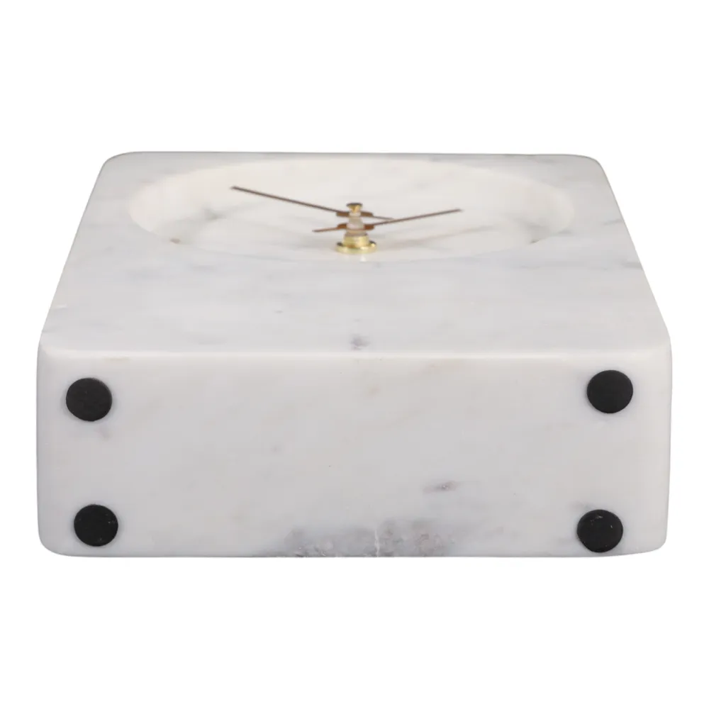 GLENNROSE WHITE CLOCK 9 (IN)