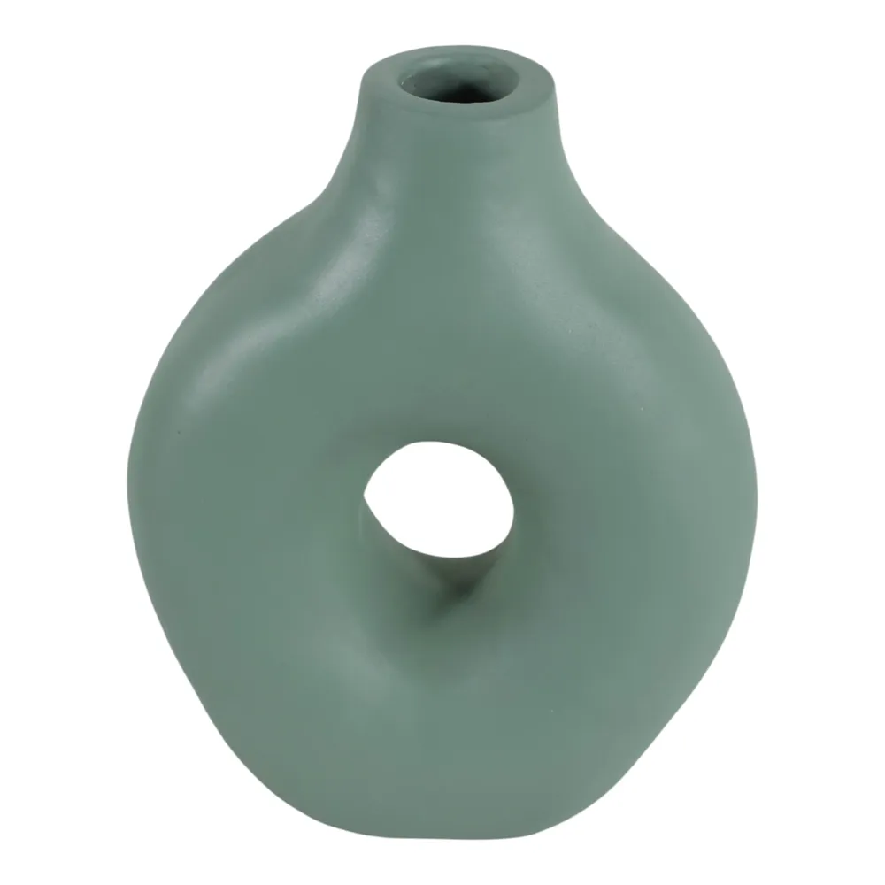 ELROYSHAW GREEN VASE 12 (IN)