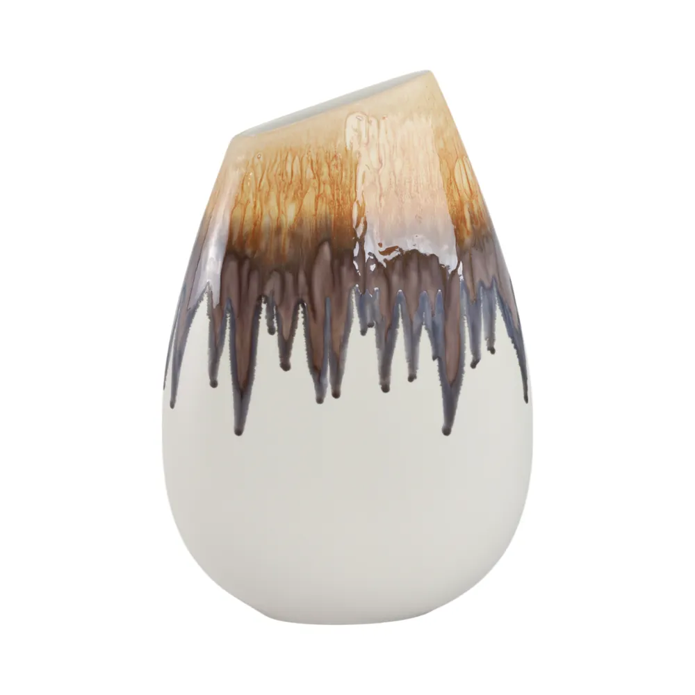 GUNNARMILL WHITE VASE 17 (IN)