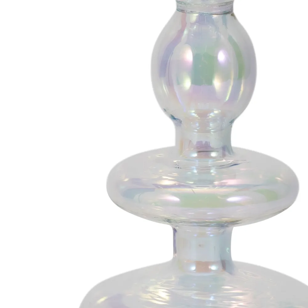 ELLENLAND CLEAR CANDLE HOLDER 11 (IN)